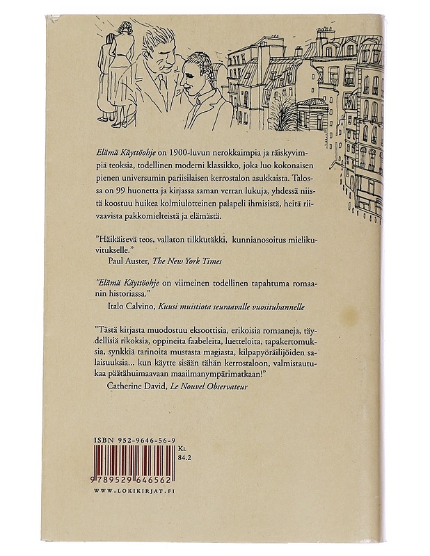 Käyttöohje: Elämä - Perec, Georges - Romaanit ja novellit - 10105451029 - 1