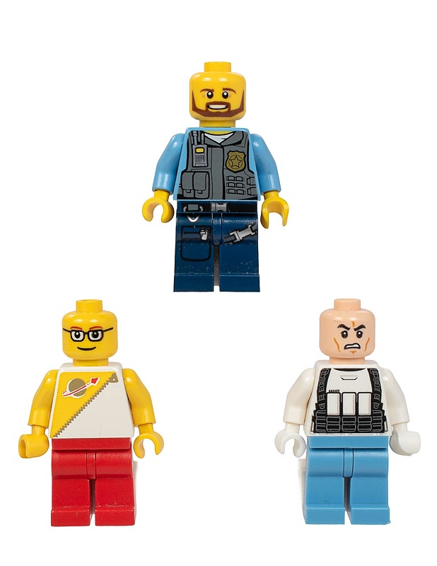 LEGO minifiguuri, 3 kpl - Lasten lelut - 10105451035 - 0