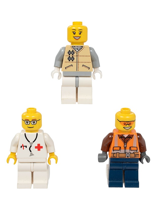 LEGO minifiguuri, 3 kpl - Lasten lelut - 10105451039 - 0