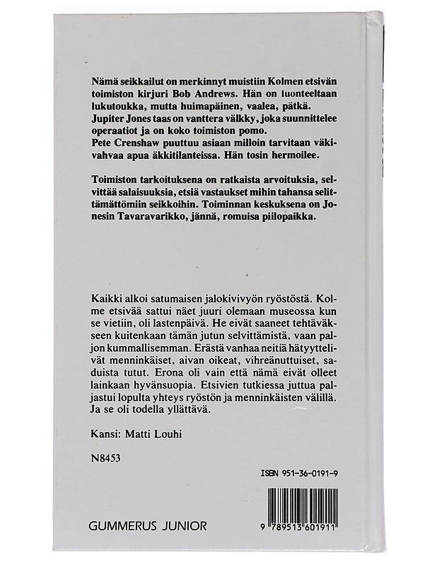 3 etsivää ja änkyttävä papukaija - Arthur, Robert - Romaanit ja novellit - 10105451041 - 1