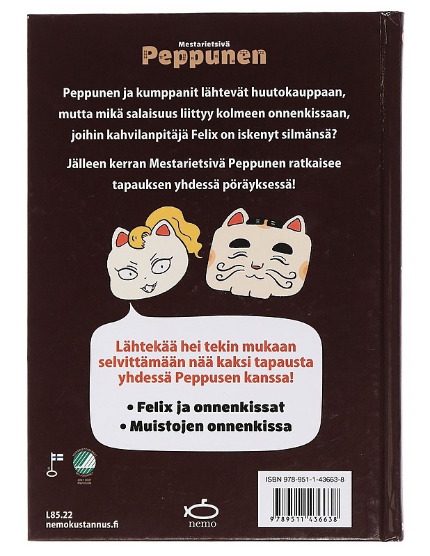 Mestarietsivä Peppunen : Felix ja onnenkissat - Troll - Lastenkirjat - 10105451045 - 1