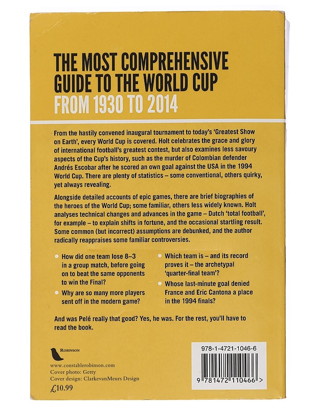 The mammoth book of the World Cup - Nick Holt - Tietokirjat ja oppaat - 10105451089 - 1