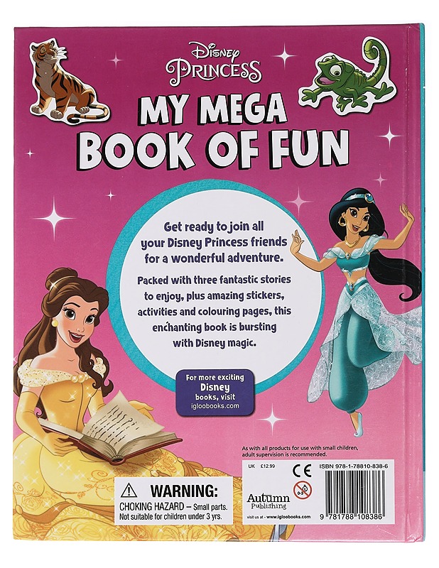 Disney Princess - My mega book of Fun - Lastenkirjat - 10105451114 - 1