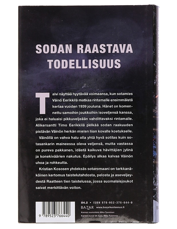 Veljet Raatteen tiellä - Kristian Kosonen - Romaanit ja novellit - 10105451154 - 1