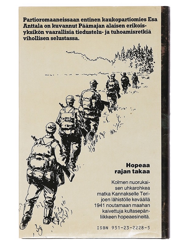 Hopeaa rajan takaa - Esa Anttala - Romaanit ja novellit - 10105451160 - 1