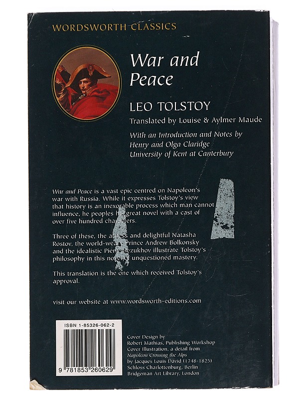 War and peace - Leo Tolstoy - Romaanit ja novellit - 10105451168 - 1