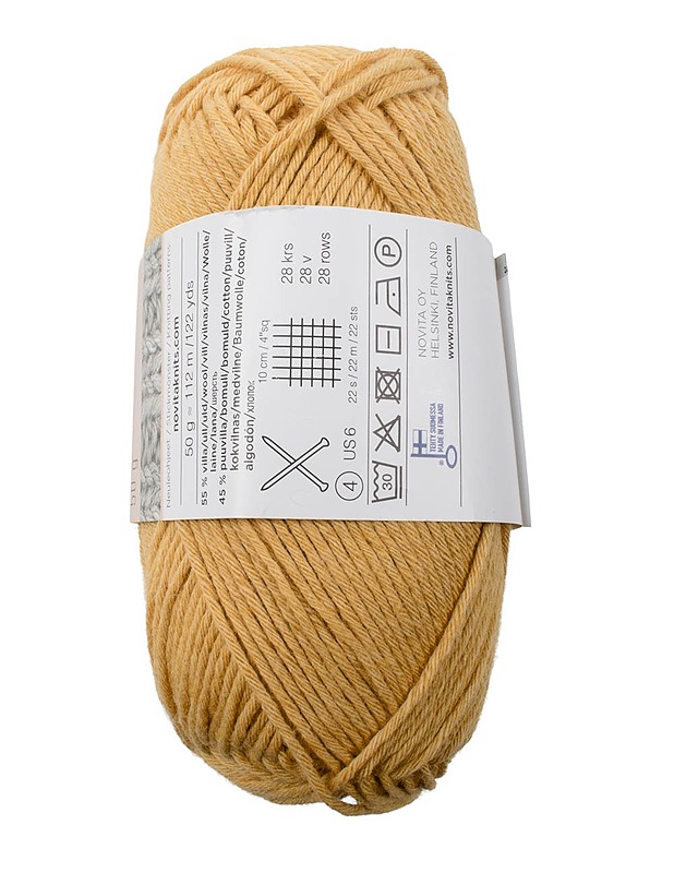 NOVITA Wool Cotton lanka, 50 g - Käsityö - 10105451166 - 1