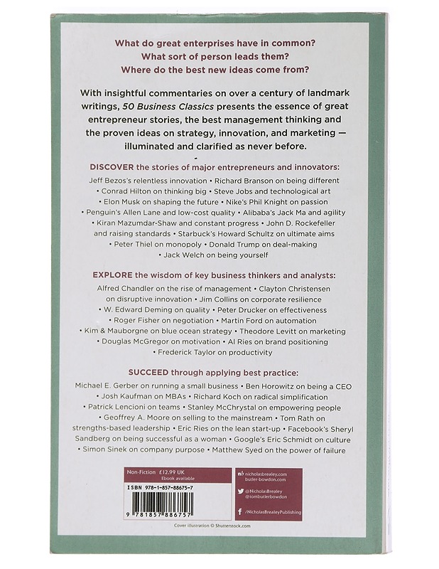 50 business classics - Butler-Bowdon, Tom - Tietokirjat ja oppaat - 10105451181 - 1