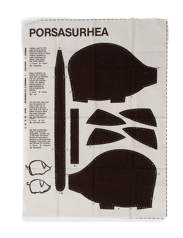 MARIMEKKO Porsasurhea, 92x69 cm - Designsuosikit - 10105451185 - 0