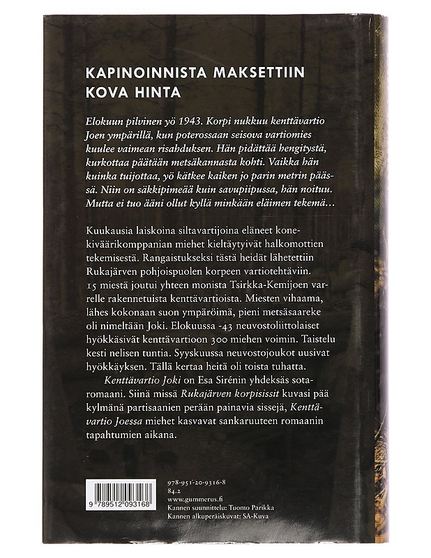 Kenttävartio Joki - Esa Sirén - Romaanit ja novellit - 10105451195 - 1
