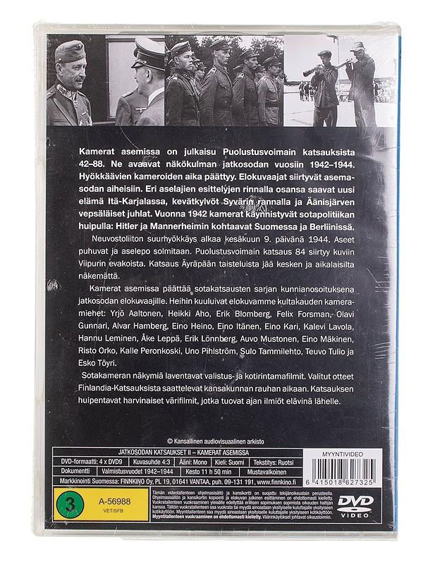 Jatkosodan Katsaukset II - DVD - DVD-elokuvat - 10105451197 - 1