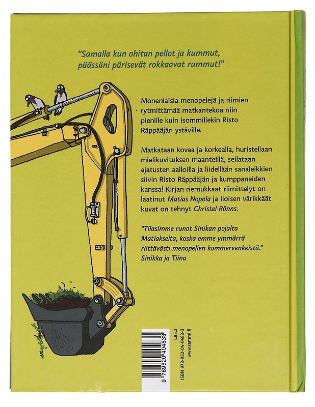 Risto Räppääjä maalla, merellä ja ilmassa - Nopola, Matias - Lastenkirjat - 10105451207 - 1