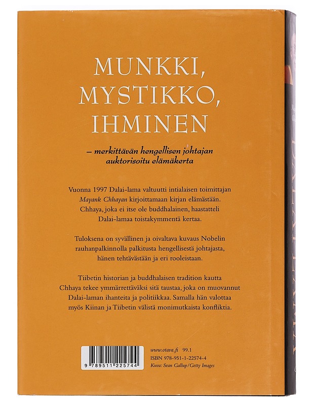 Dalai-lama - Chhaya, Mayank - Elämäkerrat ja muistelmat - 10105451222 - 1