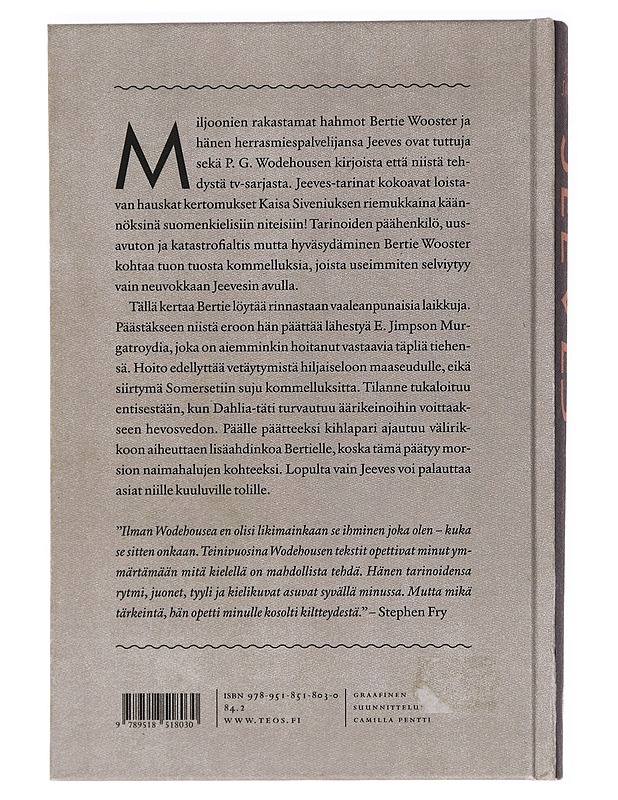 Selvät sävelet, Jeeves - Wodehouse, P. G. - Romaanit ja novellit - 10105451262 - 1