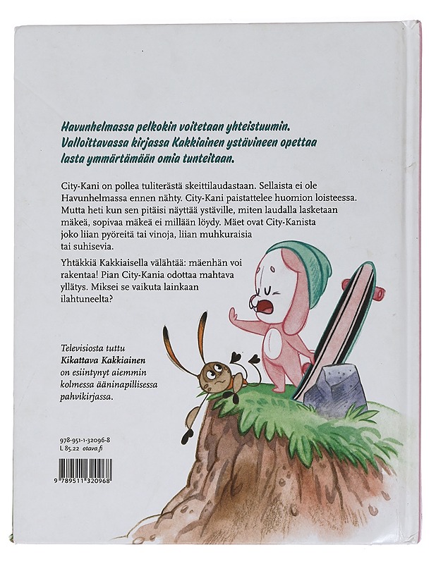 Kikattava Kakkiainen ja City-Kanin skeittilauta - Harlin, Anttu - Lastenkirjat - 10105451265 - 1