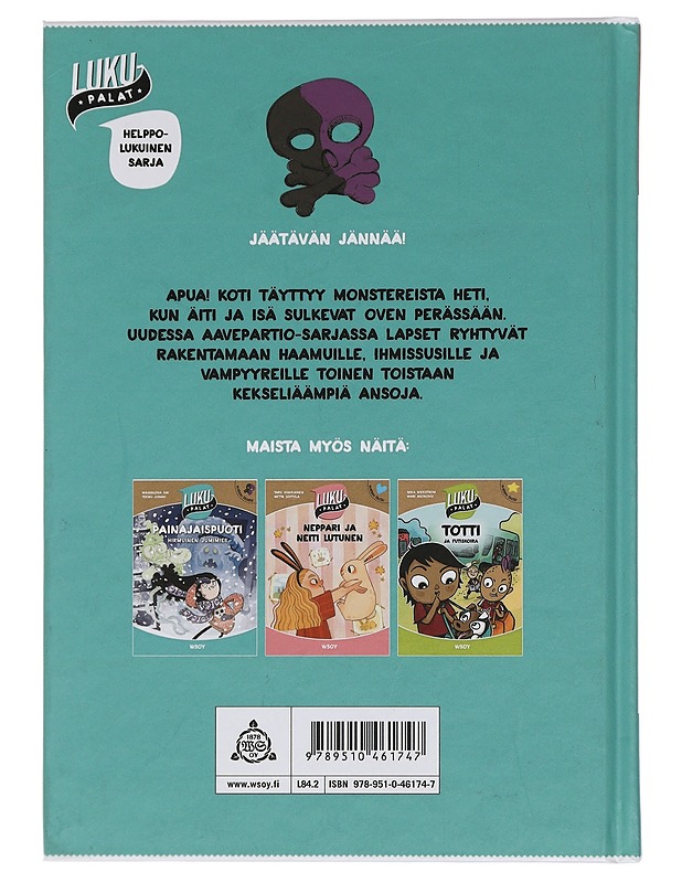 Aavepartio : yksin kotona - Lipasti, Roope - Lastenkirjat - 10105451271 - 1