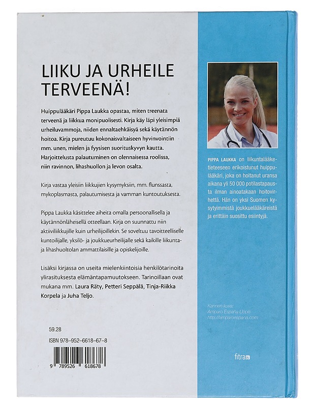 Urheilulääkäri : liiku ja urheile terveenä - Pippa Laukka - Tietokirjat ja oppaat - 10105451276 - 1