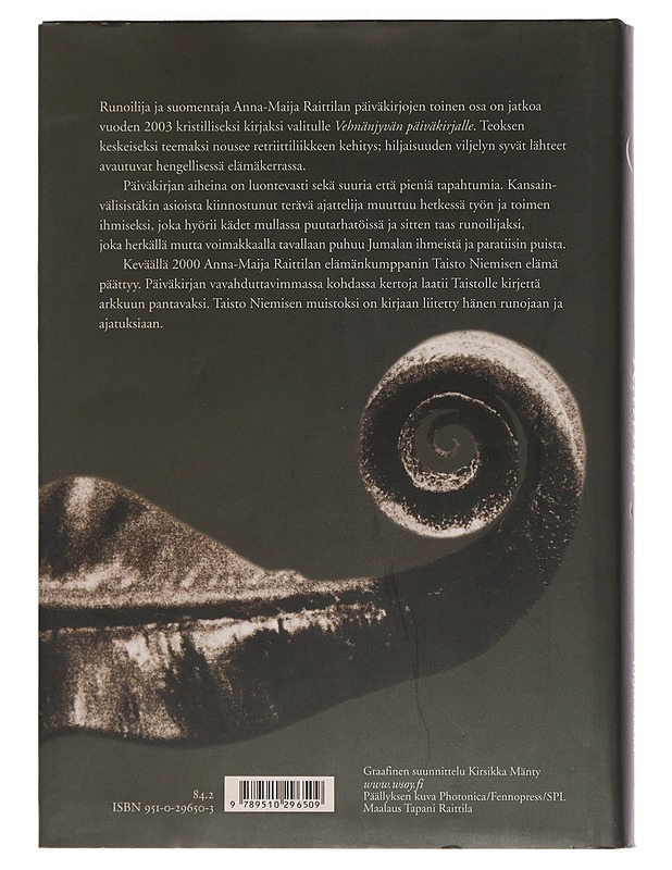 Uudenkuun päiväkirja 1990-2000 - Anna-Maija Raittila - Elämäkerrat ja muistelmat - 10105451280 - 1