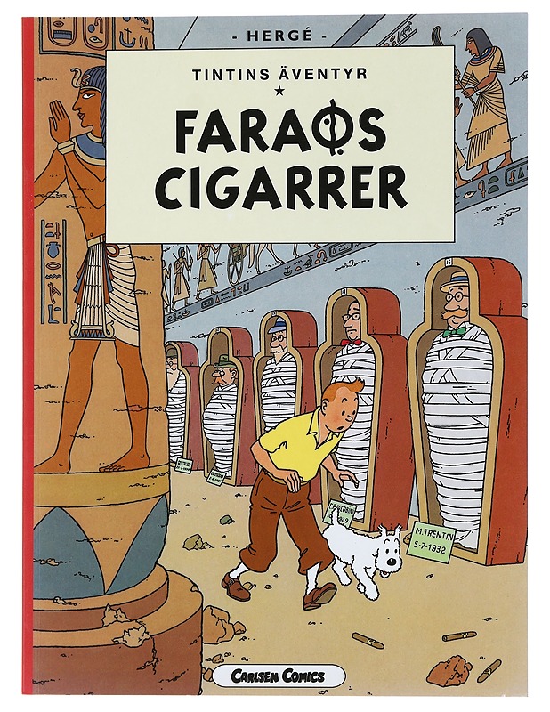 Tintins äventyr: Faraos cigarrer - Hergé - Sarjakuvat - 10105451316 - 0