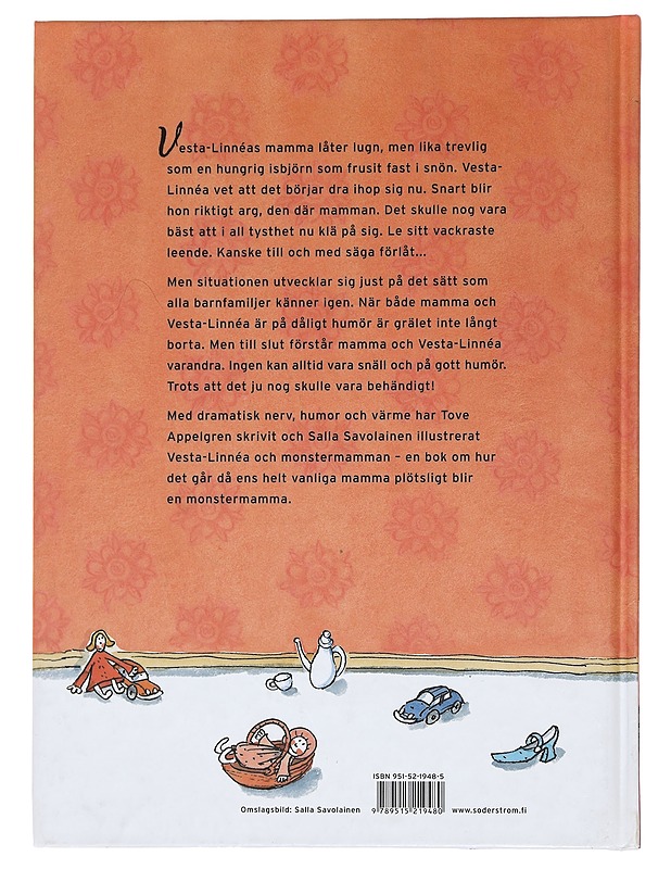 Vesta-Linnea och monstermamman - Appelgren, Tove - Lastenkirjat - 10105451329 - 1