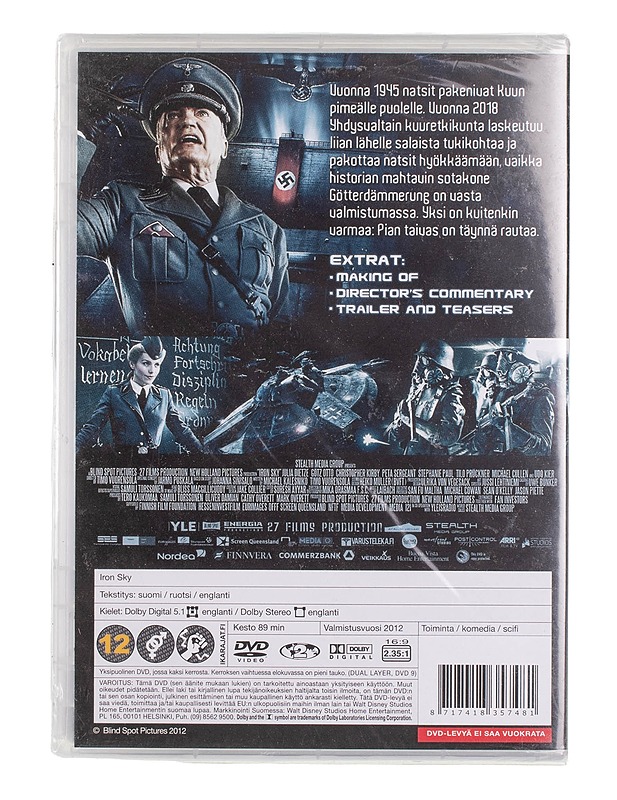 Iron Sky - DVD - DVD-elokuvat - 10105451339 - 1