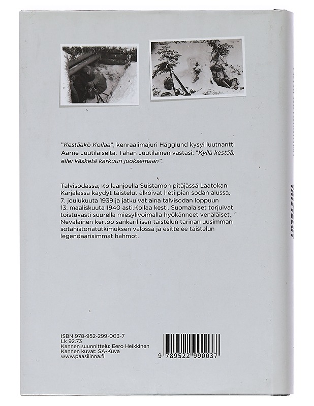 Kollaanjoen taistelut - Petri Nevalainen - Historiakirjat - 10105451370 - 1