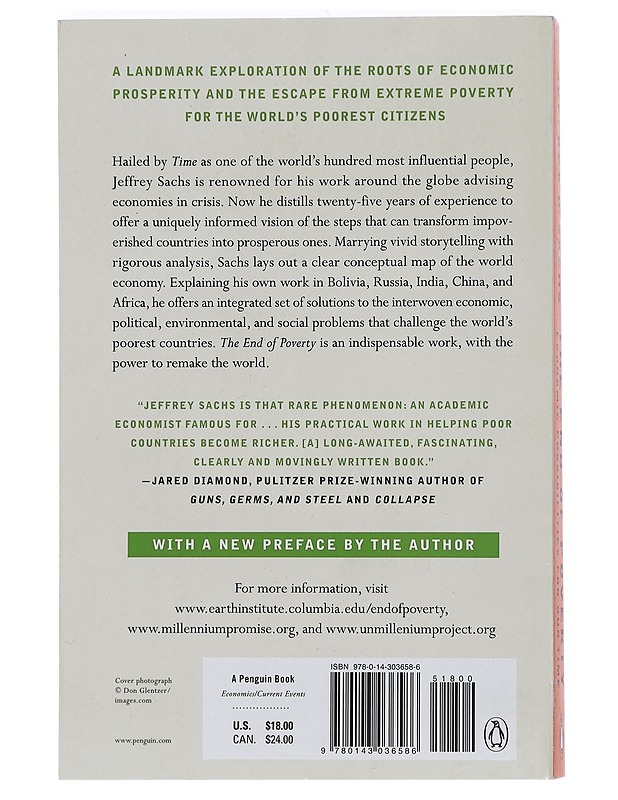 The end of poverty : economic possibilities for our time - Jeffrey D. Sachs - Romaanit ja novellit - 10105451383 - 1