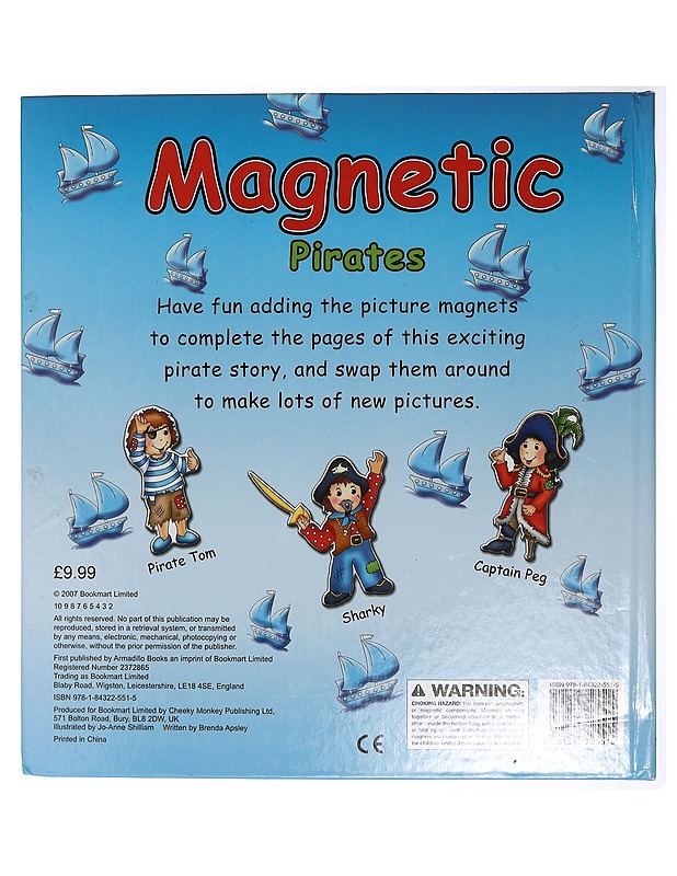Magnetic Pirates - Apsley Brenda - Lastenkirjat - 10105451400 - 1