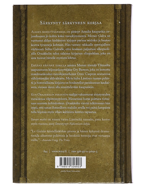 Sanan mahti - Le Guin, Ursula K. - Fantasia- ja scifi - 10105451399 - 1