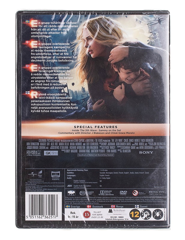 The 5th Wave - DVD - DVD-elokuvat - 10105451404 - 1