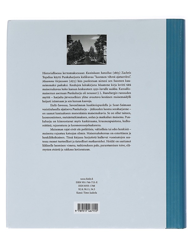 Luonnon vihreä ajatusviiva : Punkaharjun kansallismaisema - Paaskoski, Jyrki - Historiakirjat - 10105451425 - 1