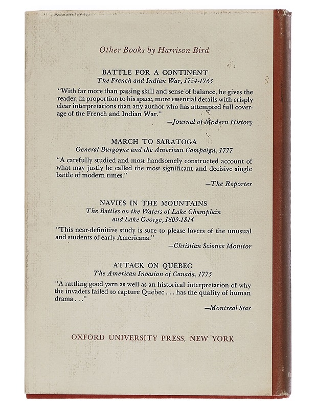 War for the West : 1790-1813 - Harrison Bird - Elämäkerrat ja muistelmat - 10105451443 - 1