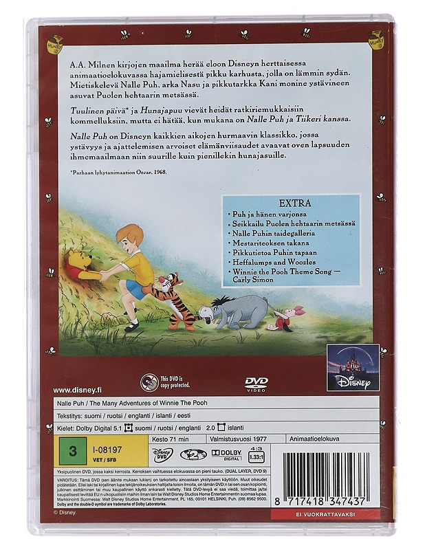 Nalle Puh - DVD - DVD-elokuvat - 10105451451 - 1