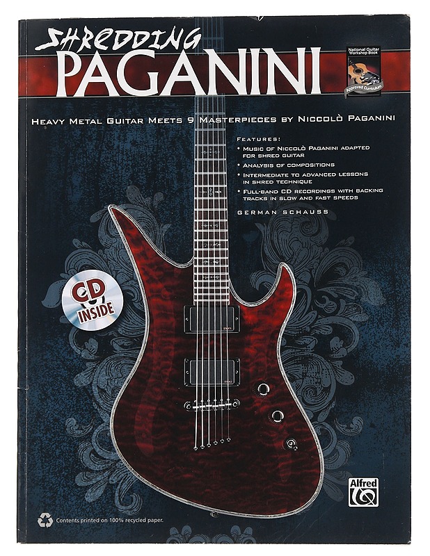 Shredding Paganini : heavy metal meets 9 masterpieces by Niccolo? Paganini - Paganini, Niccolo - Musiikki- ja elokuvakirjat - 10105451469 - 0