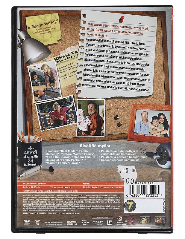 Moderni perhe : 1. tuotantokausi - DVD - DVD-elokuvat - 10105451478 - 1