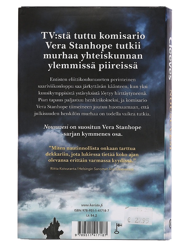 Nousuvesi - Cleeves, Ann - Jännitys ja dekkarit - 10105451477 - 1