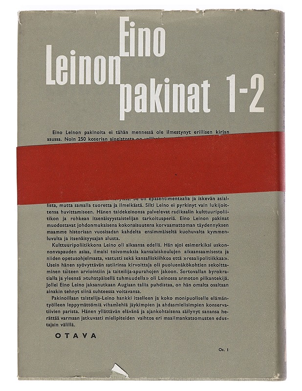 Eino Leinon pakinat 2 - Peltonen, Aarre M. - Romaanit ja novellit - 10105451491 - 1
