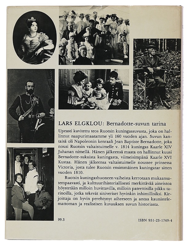 Bernadotte-suvun tarina - Lars Elgklou - Elämäkerrat ja muistelmat - 10105451531 - 1