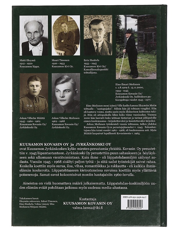 Liippatehtaan tarinoita. Osa IV, Tehdas elpyy vientitoimintaan 1945-1968 - Valma Lämsä - Elämäkerrat ja muistelmat - 10105451532 - 1