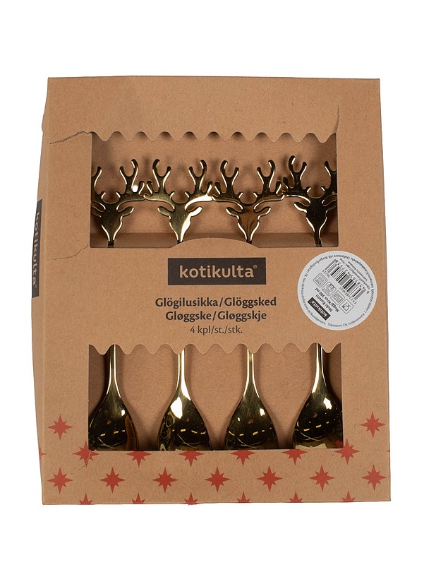 KOTIKULTA glögilusikka, 4 kpl - Aterimet - 10105451536 - 0
