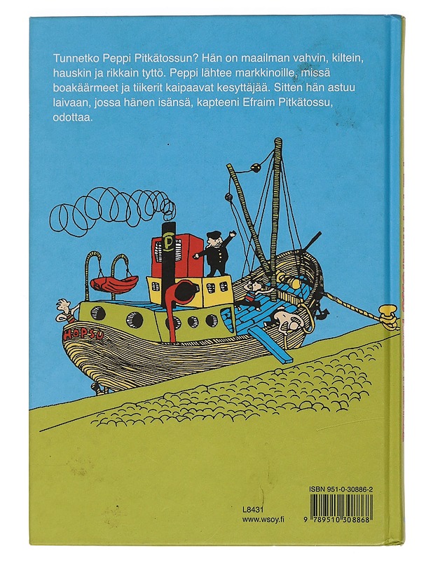 Peppi Pitkätossu aikoo merille - Lindgren, Astrid - Lastenkirjat - 10105451535 - 1