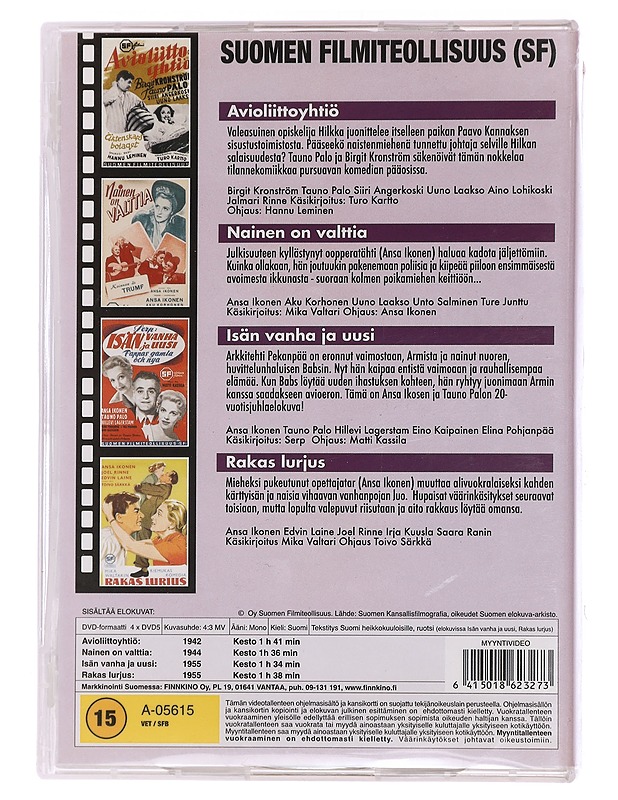 Elokuvaklassikot 6 - DVD - DVD-elokuvat - 10105451547 - 1