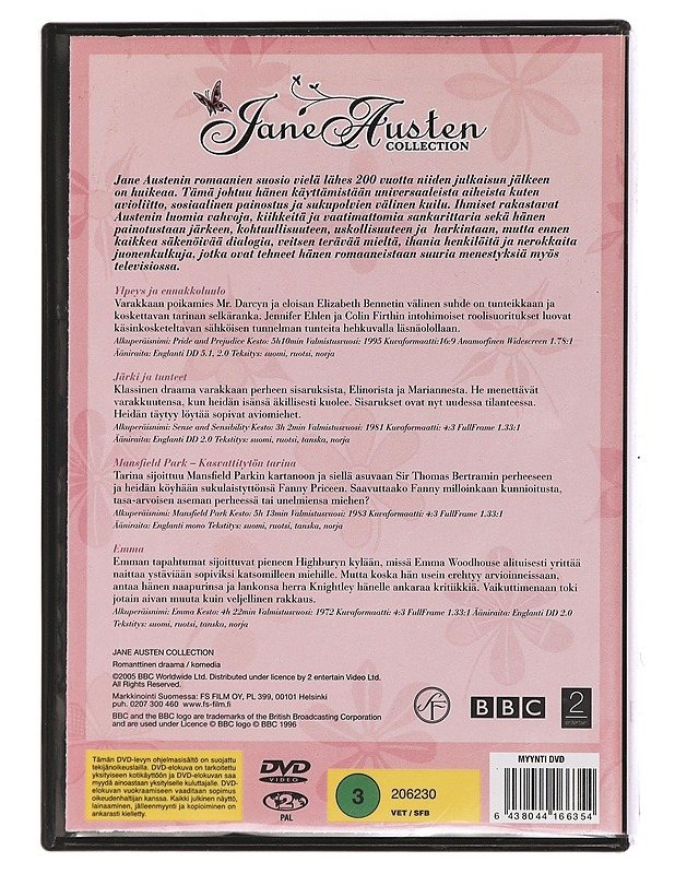 Jane Austen Collection - DVD - DVD-elokuvat - 10105451559 - 1