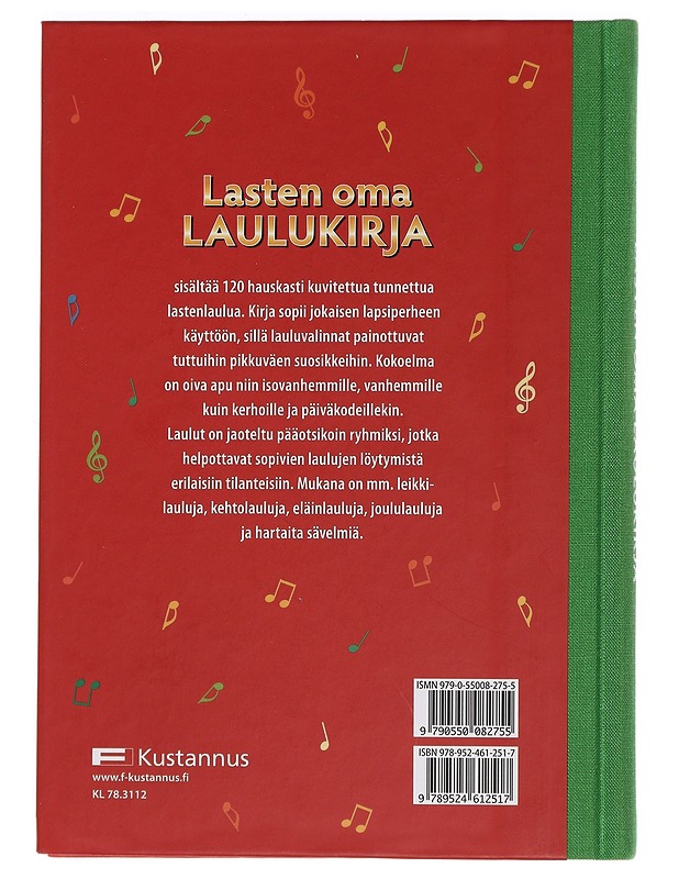Lasten oma laulukirja - Kari, Virpi - Lastenkirjat - 10105451565 - 1