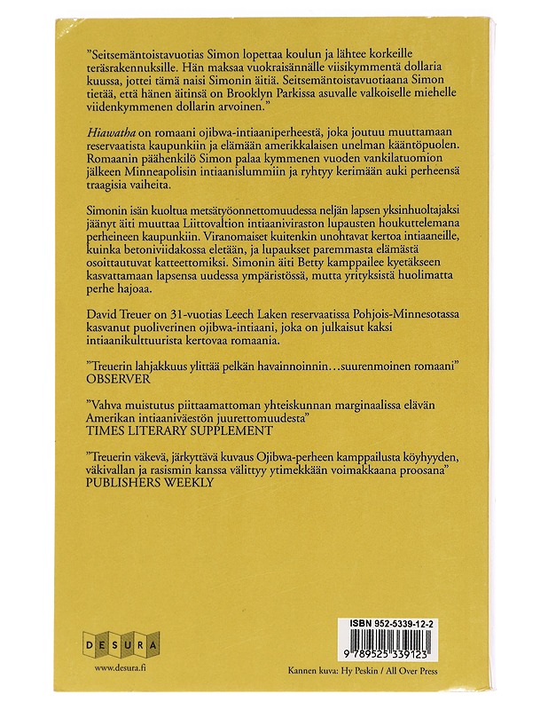 Hiawatha - Treuer, David - Romaanit ja novellit - 10105451578 - 1