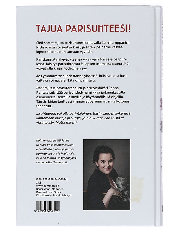 Parintaju : parisuhde lapsiperheessä - Janna Rantala - Elämäkerrat ja muistelmat - 10105451615 - 1