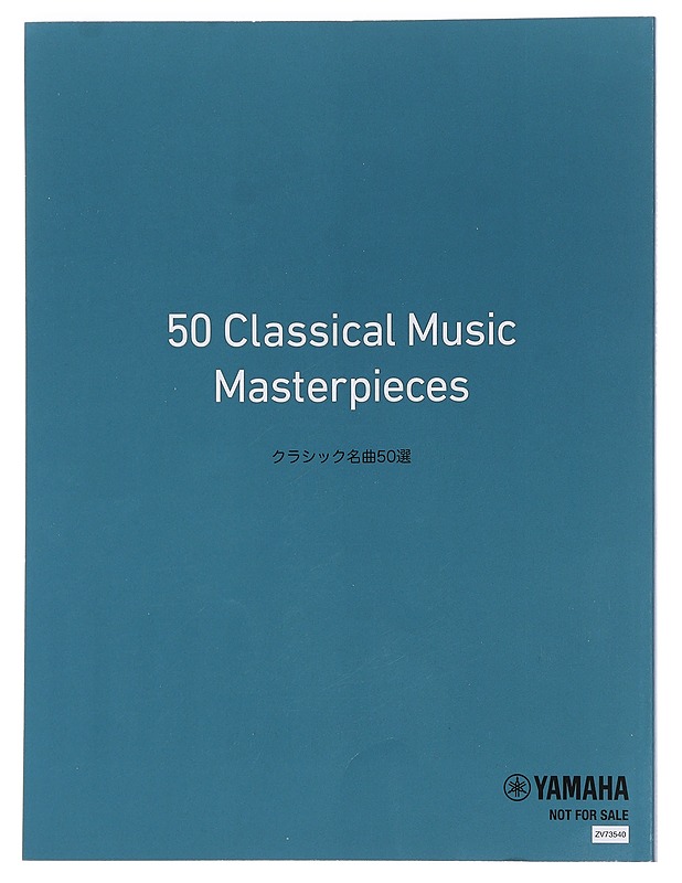 50 classical music masterpieces - Yamaha - Musiikki- ja elokuvakirjat - 10105451625 - 1
