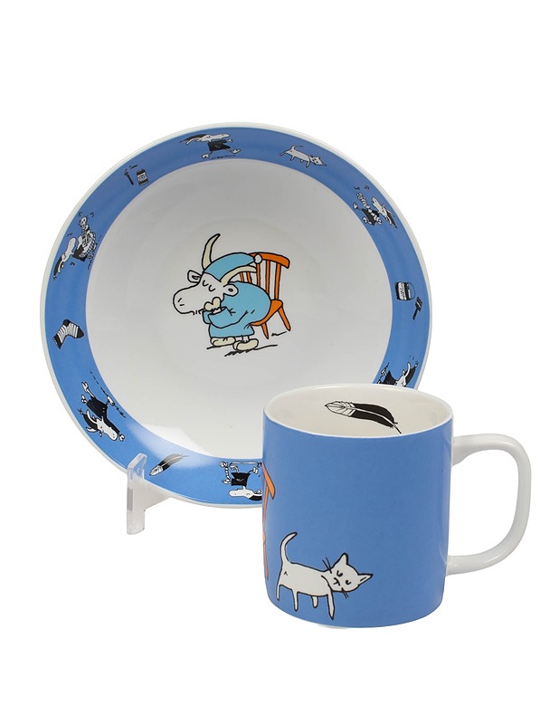 MARTINEX Sinisiä Ajatuksia lastenastiasto - Lautaset ja kulhot - 10105451645 - 1