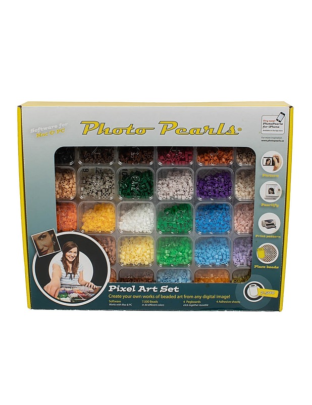 Valokuvahelmet Pixel Art -setti - Askartelu - 10105451725 - 0