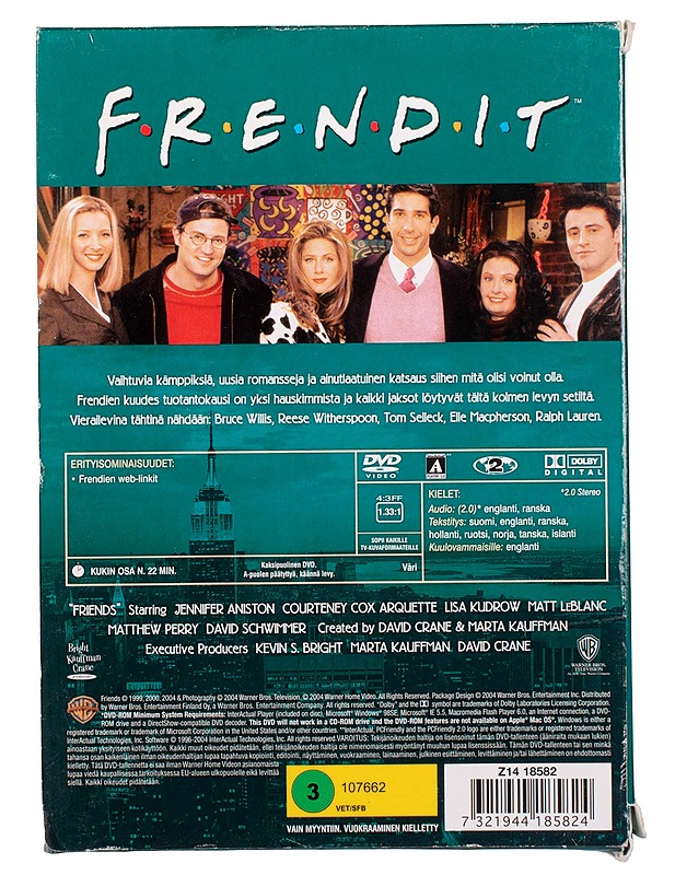 Frendit 6. kausi - DVD - DVD-elokuvat - 10105451836 - 1